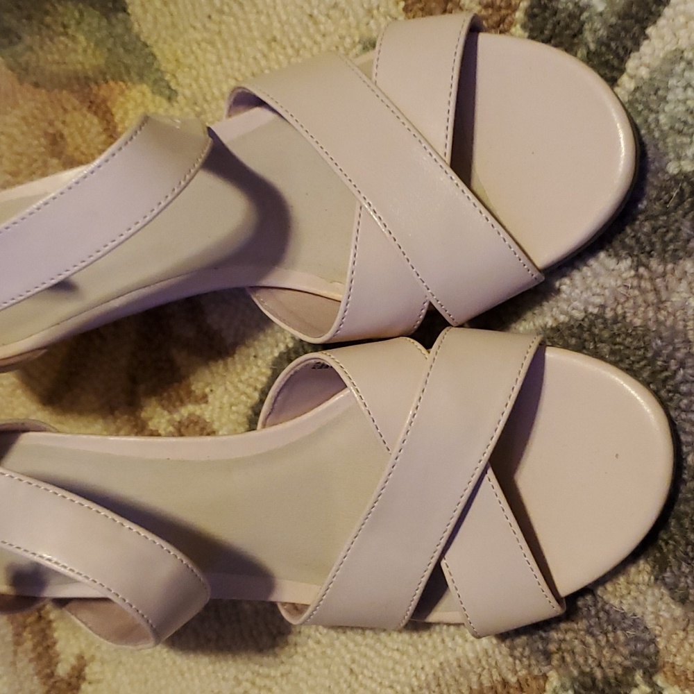 Light Pink Wedge Heels